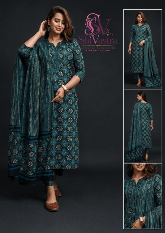 Women's 3-Piece Ethnic Set - C-SET-037 - S
