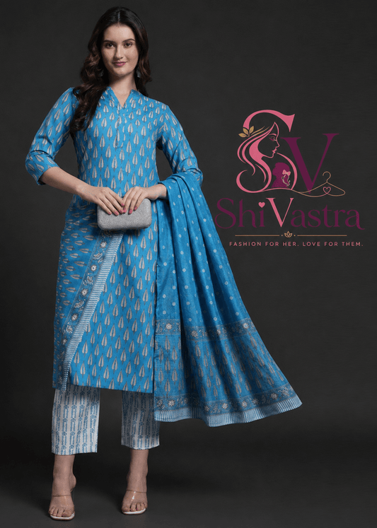 Women's 3-Piece Ethnic Set - C-SET-358 - S