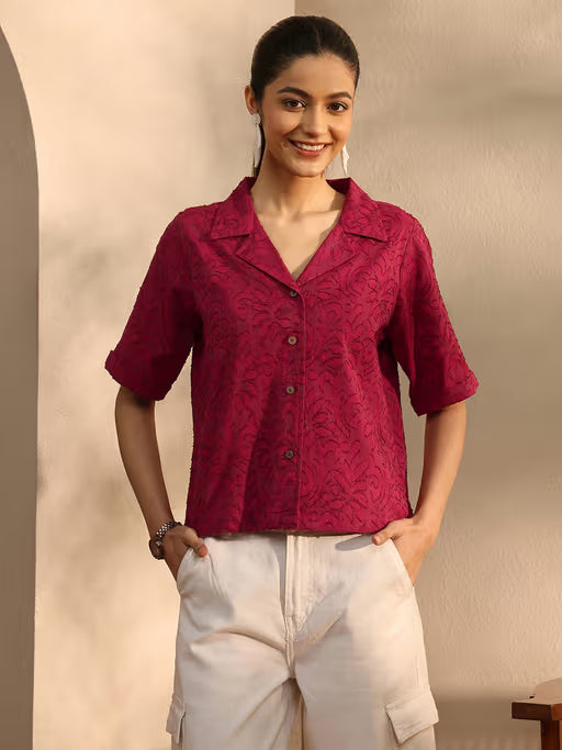Satin Draped Neck Top